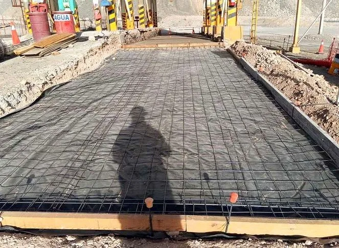 Armado de acero para un firme de concreto